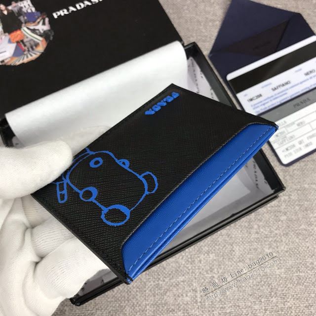 prada卡包 普拉達專櫃最新聖誕限量款系列 1MC208 PRADA女士短款卡包  pyd2100